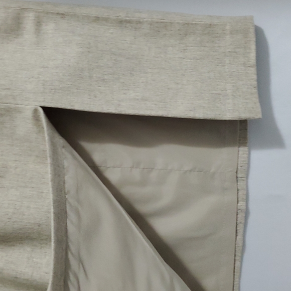 Banana Republic Ivory Slit Staight Skirt - Picture 4 of 10